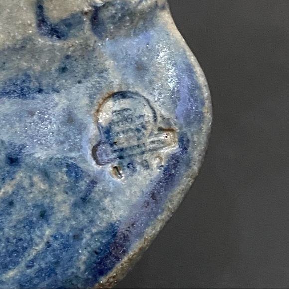 Vintage ROWE Pottery Stoneware Salt Glazed Bird Holiday Christmas Ornament - Picture 9 of 9